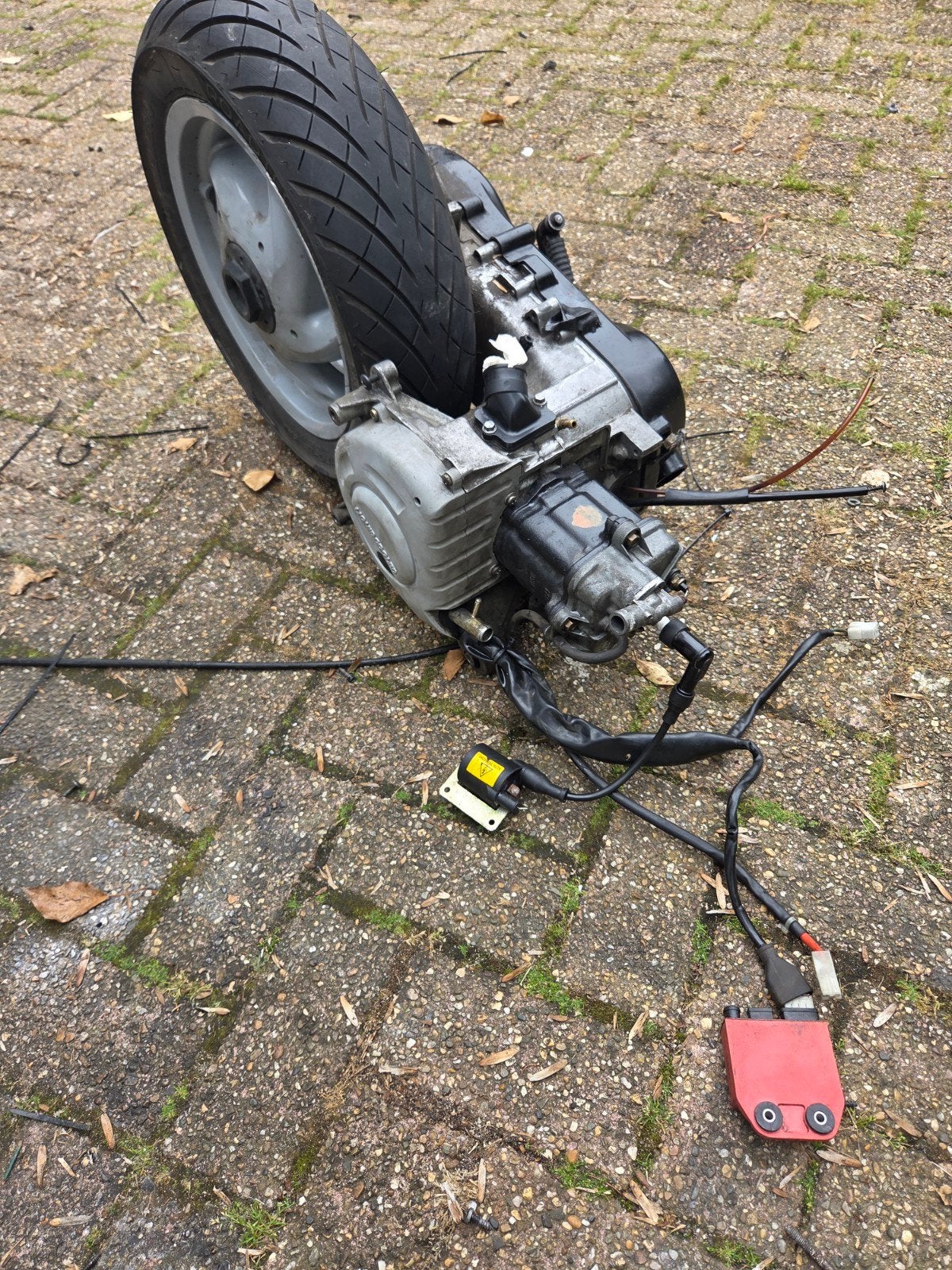 Gilera Runner M07 125cc Blok met cdi en bobine met velg, Ophalen, Gebruikt, Blok