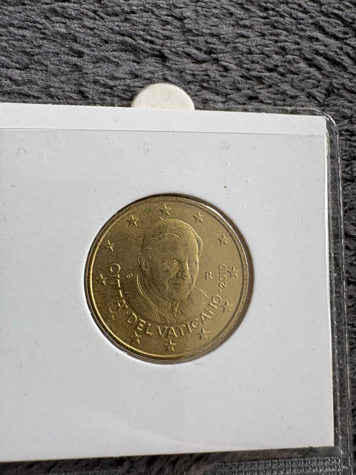 Vaticaanstad 50 cent munt 2010, Ophalen of Verzenden, Vaticaanstad, 20 cent, Losse munt