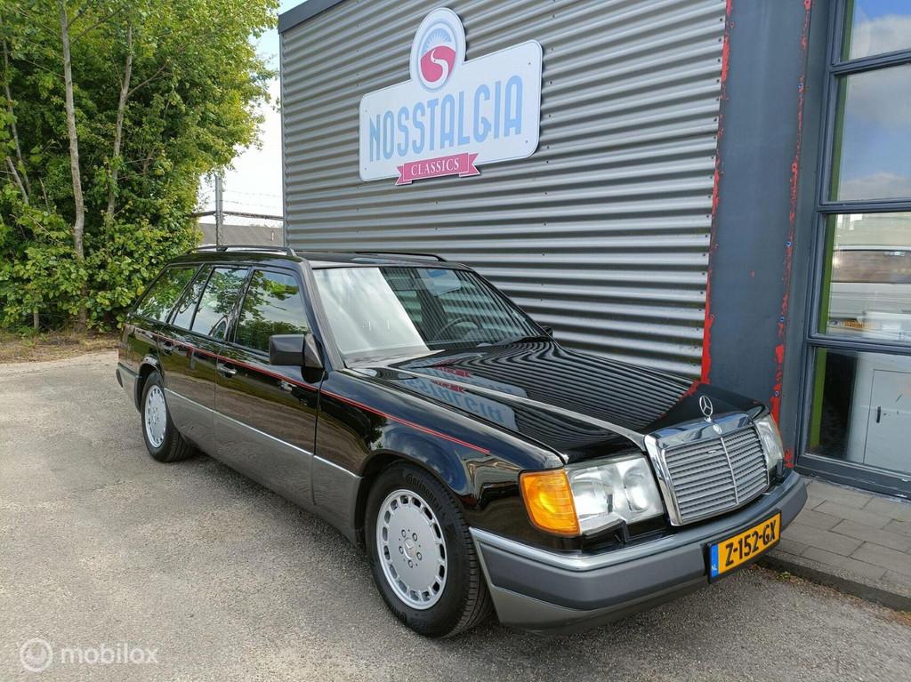 7-zits Mercedes Benz S124 Combi 300 TE, Automaat, Achterwielaandrijving, Zwart, 179 pk