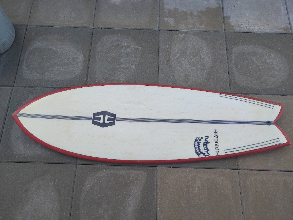 Twin Fin Fish  5'7, Hurricane Surfboard, Watersport en Boten, Ophalen, Gebruikt, Fish
