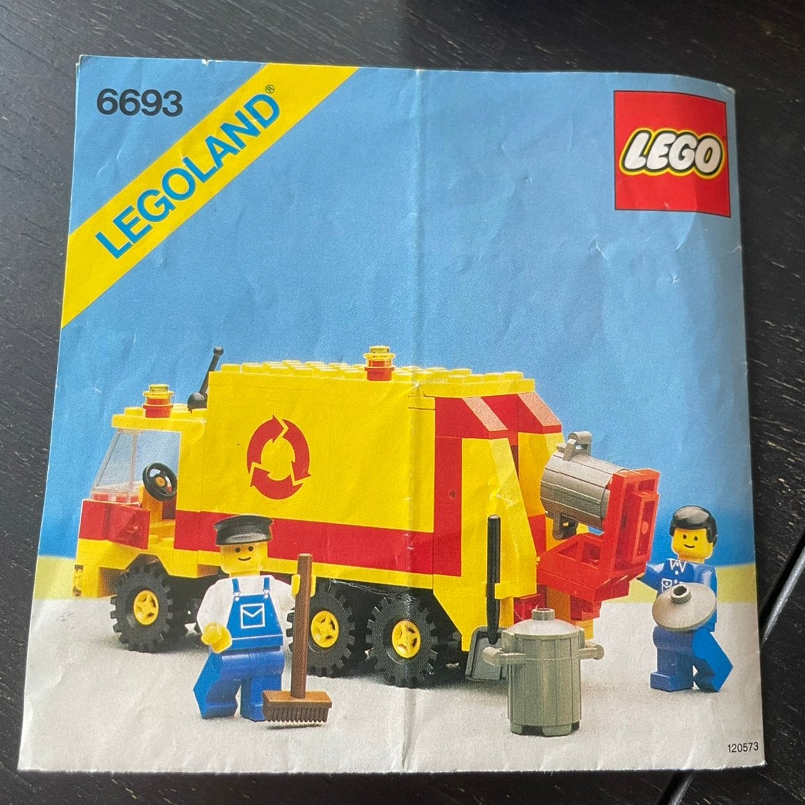 Lego set 6693 recycle truck, Ophalen of Verzenden, Zo goed als nieuw