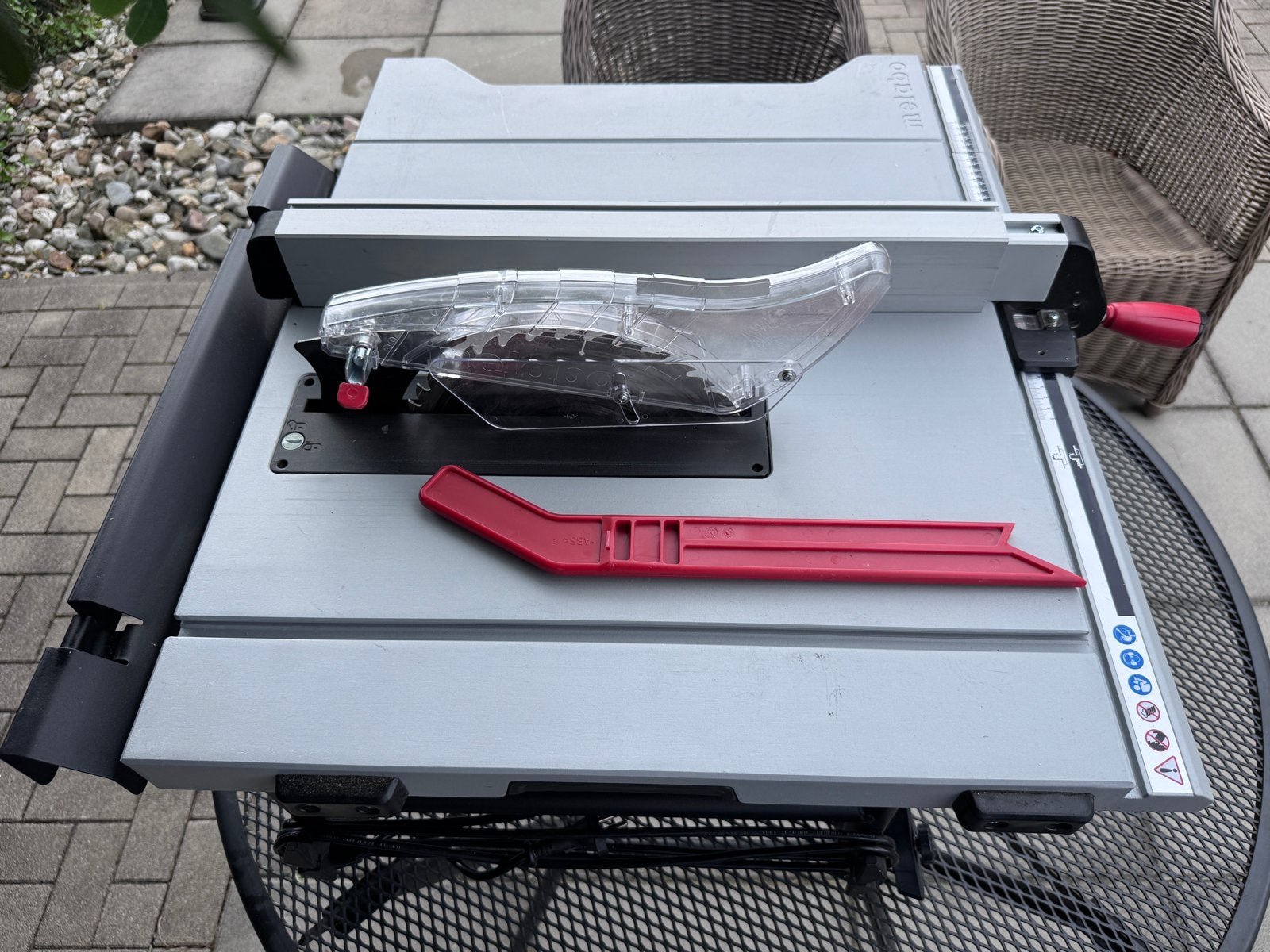 Metabo TS 254 M Compacte Mobiele Tafelcirkelzaag, Ophalen, Cirkelzaag, 70 mm of meer, Zo goed als nieuw