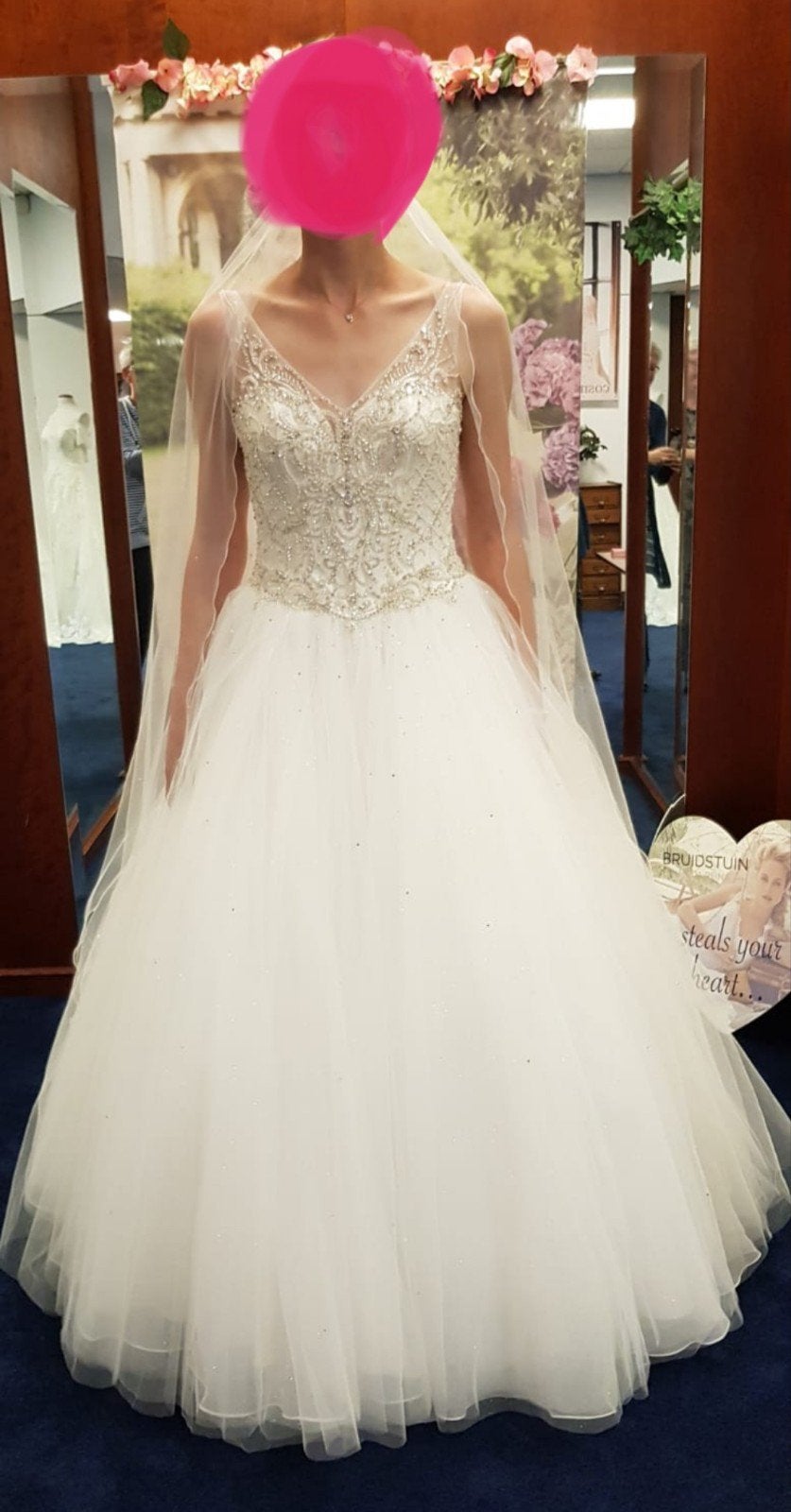 Trouwjurk Morilee by Madeline Gardner, Ophalen of Verzenden, Zo goed als nieuw, Wit, Trouwjurk