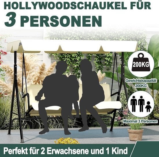 Schommelbank – Tuinschommel – Hollywoodschommel – Tuinbank, Corvance B.V., Verzenden, Nieuw, Corvancebol@gmail.com