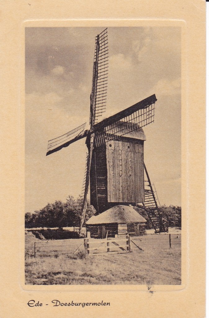 Ede. Oude Ansichtkaart - Doesburgermolen (1949), Verzenden, 1940 tot 1960, Gelopen, Gelderland