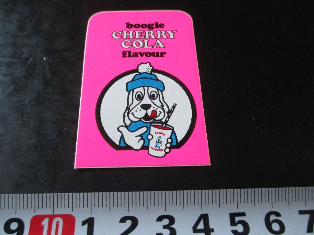 sticker slush puppie boogie cherry cola flavour, Ophalen, Zo goed als nieuw