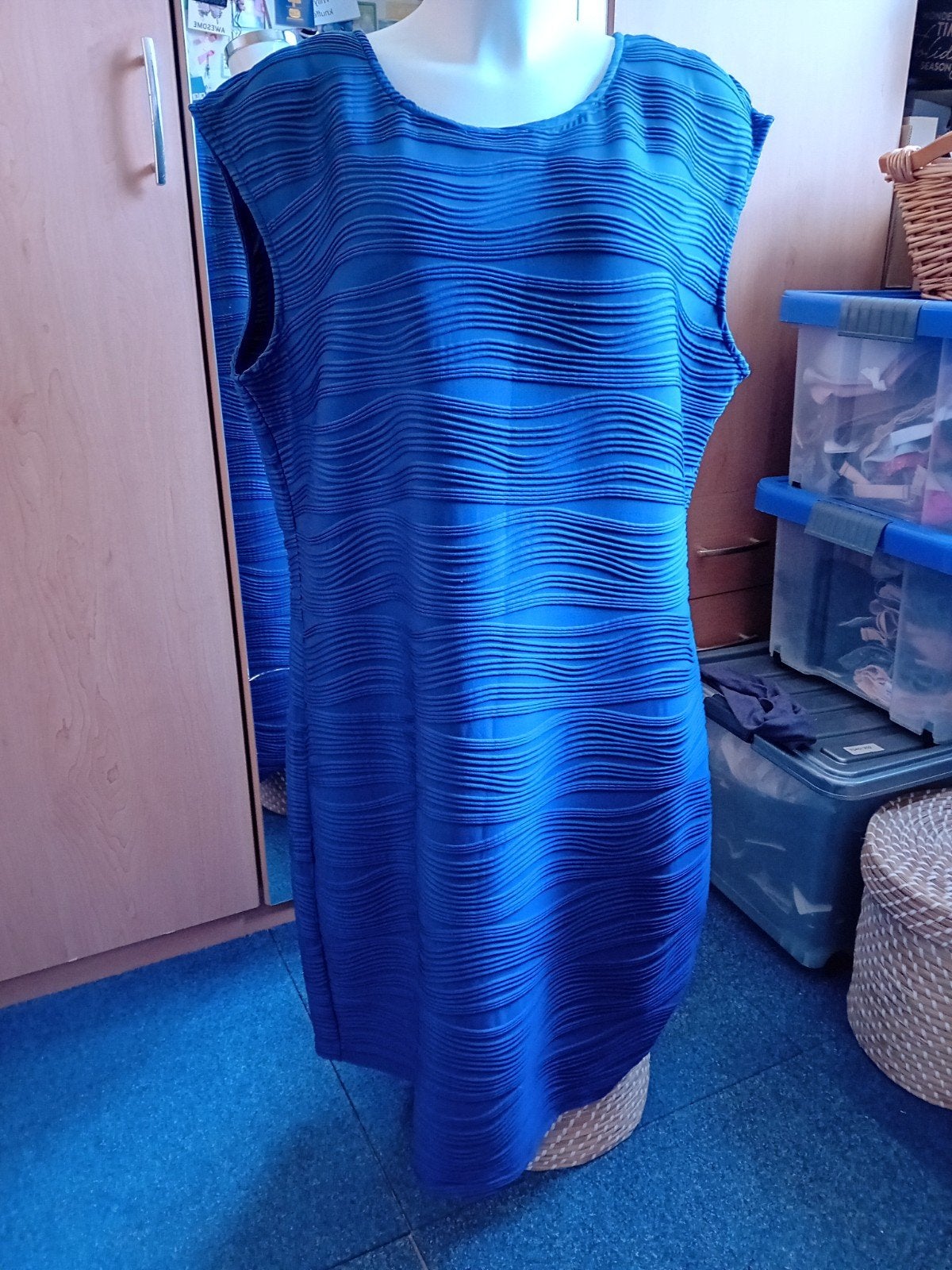 Norah Blauwe Jurk Maat 46/48 (XL) of groter, Kleding | Dames, Blauw, Maat 46/48 (XL) of groter, Ophalen of Verzenden, Norah