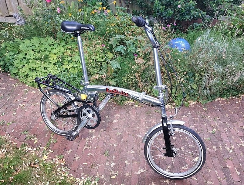 Buzbike vouwfiets met 3 versnellingen, Fietsen en Brommers, Gebruikt, 14 tot 16 inch, Versnellingen, Totaal opvouwbaar