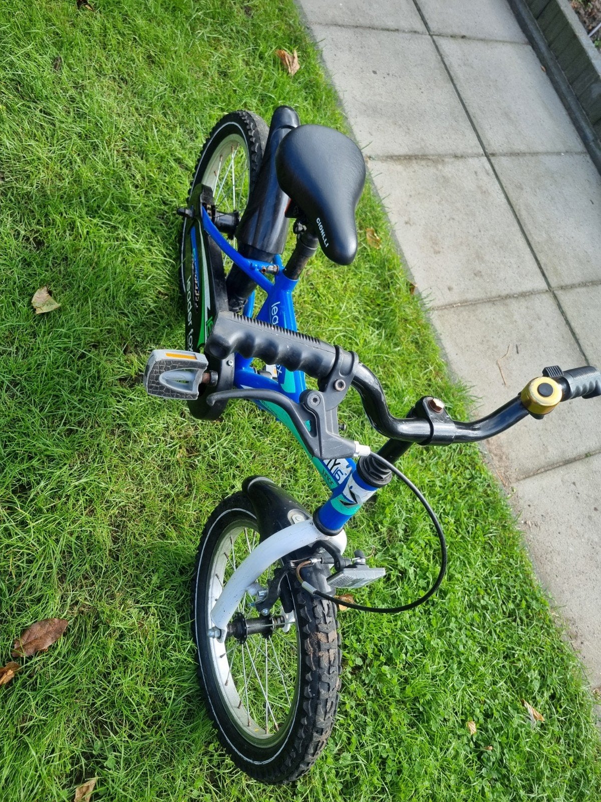 Pony Leader Fox Kinderfiets 16 inch - Blauw, Ophalen, Terugtraprem, Pony Leader Fox, 16 tot 20 inch
