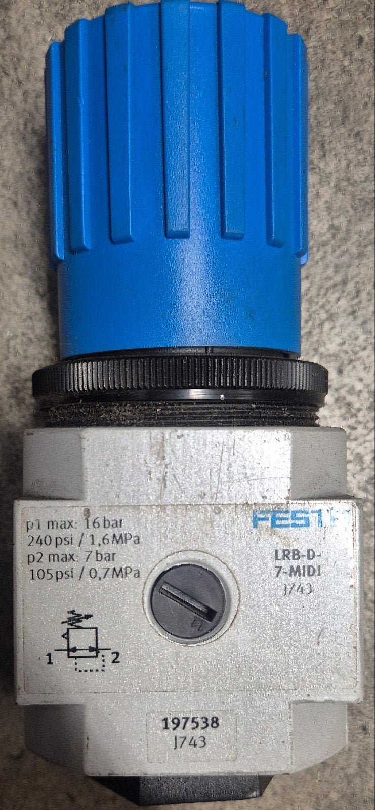 Festo Drukregelaar LRB-D-7-MIDI, Doe-het-zelf en Verbouw, Compressors, Ophalen of Verzenden