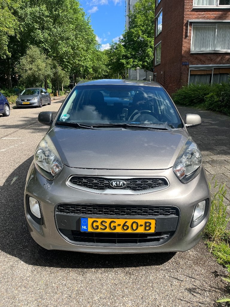 Kia Picanto 1.0 Cvvt 5-DRS 2017 Grijs, Stof, Handgeschakeld, Grijs, Particulier