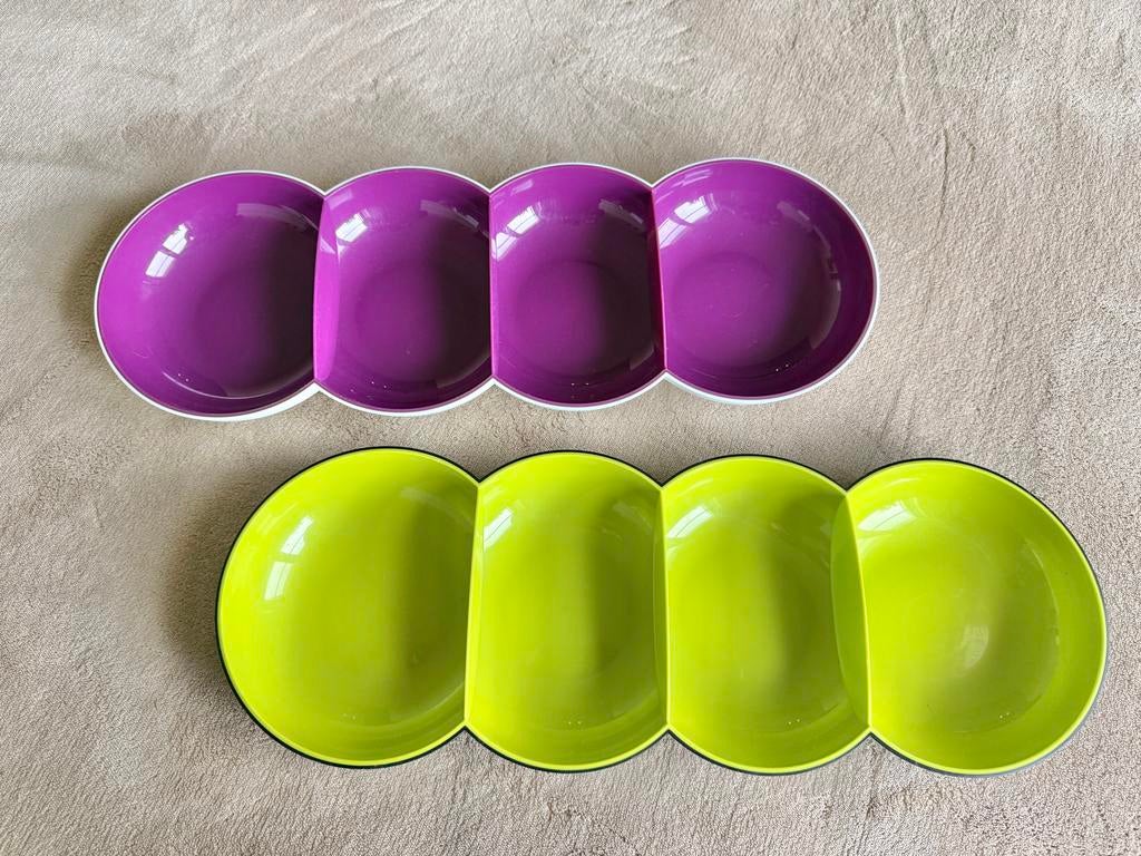 Tupperware Allegra tapasschaal, Ophalen of Verzenden, Gebruikt, Paars, Schaal