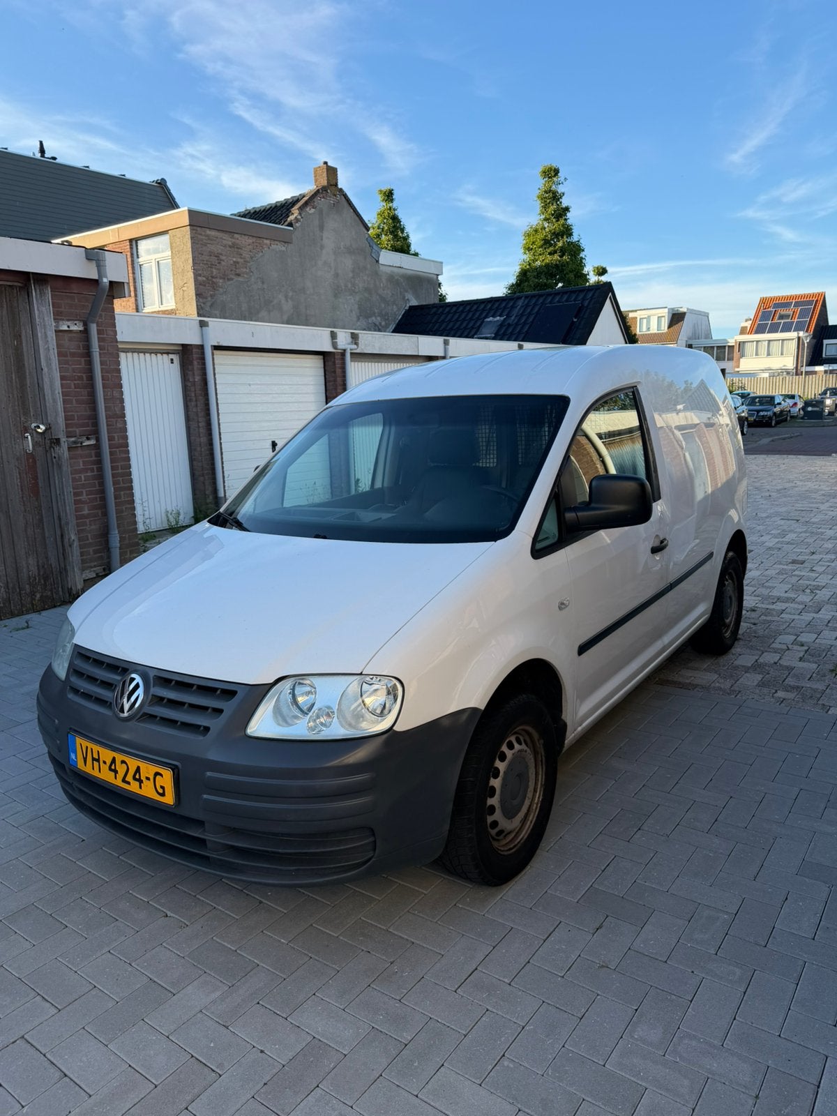 Volkswagen Caddy 1.4 Benzine | BTW & BPM Vrij| Bouwjaar 2006, Auto's, Bestelauto's, Zwart, Volkswagen, Wit, 1390 cc