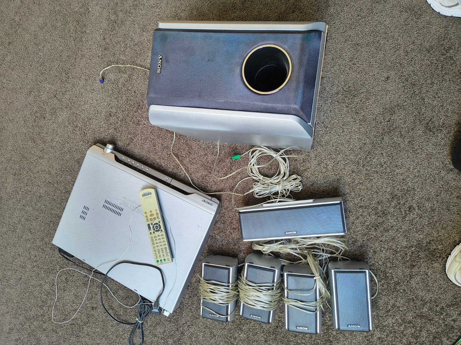 Sony 5.1 Home Cinema Set - incl afstandbediening Gebruikt, Gebruikt, 70 watt of meer, Ophalen of Verzenden, 5.1-systeem
