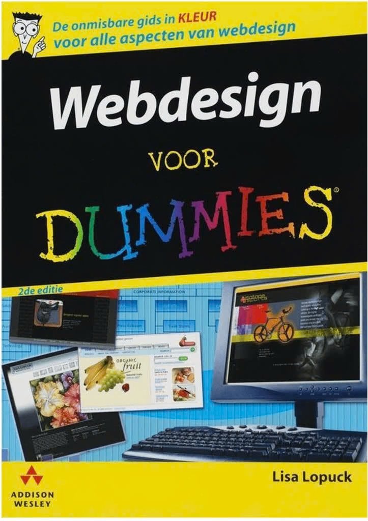 Webdesign Voor Dummies (in kleur), Boeken, Ophalen of Verzenden, Zo goed als nieuw, Internet of Webdesign