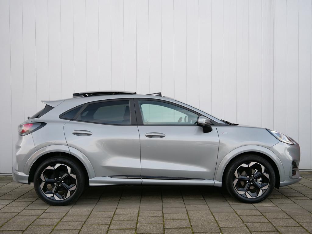 Ford Puma 1.0 EcoBoost 155pk Mild Hybrid ST-Line Automaat Pa, Puma, Leder en Stof, Bedrijf, Hybride Elektrisch/Benzine