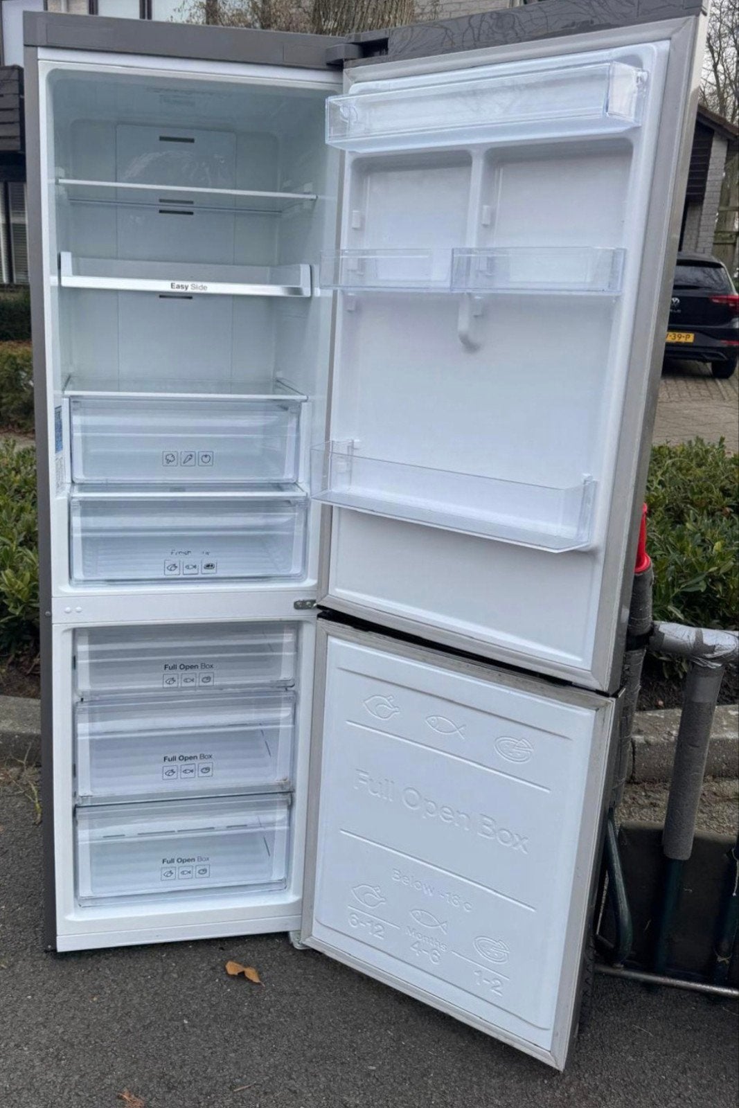koelkast Samsung ijskasten ( R.V.S) A++, Witgoed en Apparatuur, Ophalen, Gebruikt, 200 liter of meer, 60 cm of meer
