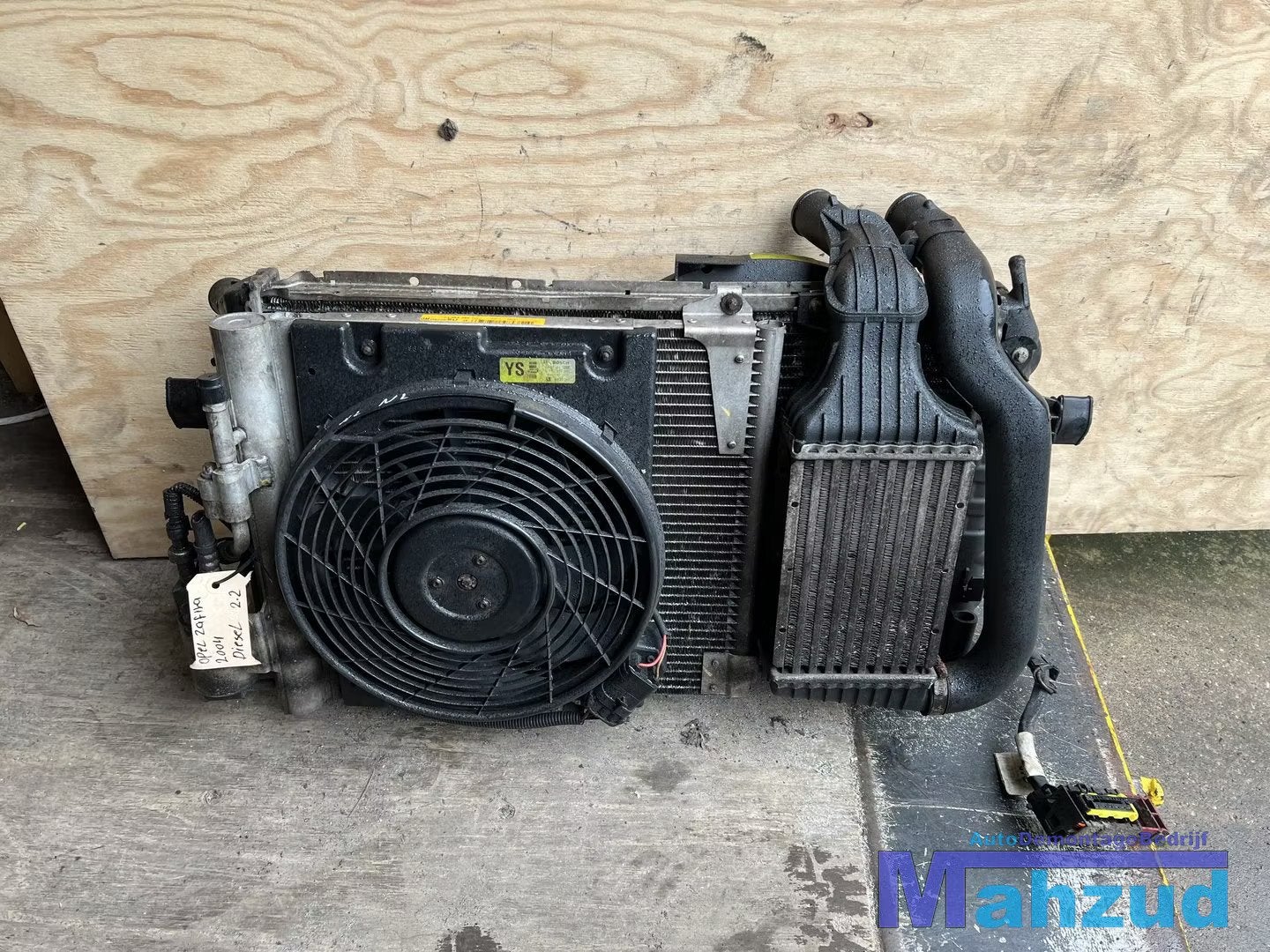 OPEL ZAFIRA A 2.2 DTI Diesel Koelerpakket koelerset 1998-200, Gebruikt, Opel Automobile GmbH, Ophalen of Verzenden, Kontakt@opel-infoservice.de