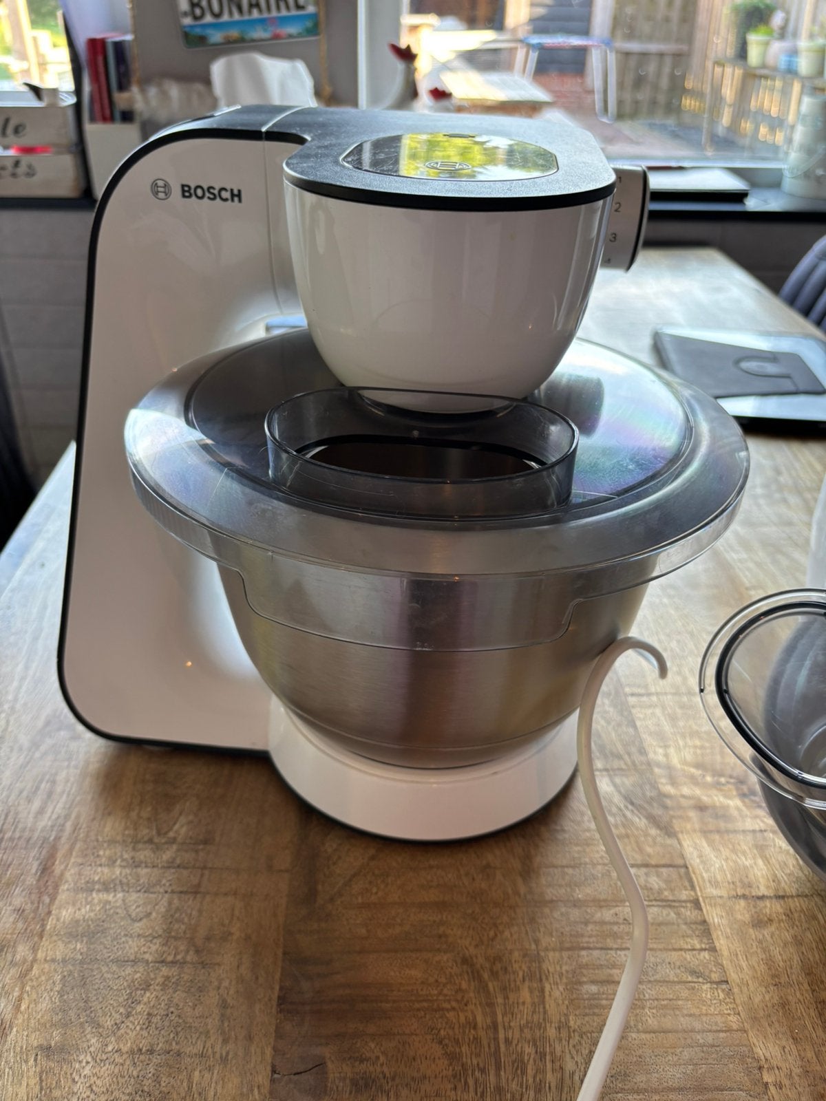 Bosch keukenmachine MUM52120, Ophalen, Zo goed als nieuw, 3 snelheden of meer