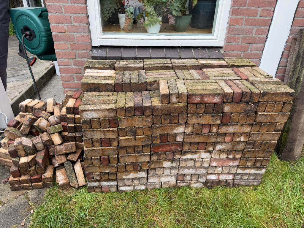 Klinkers gratis af te halen, Ophalen, Gebruikt, Beton, Klinkers