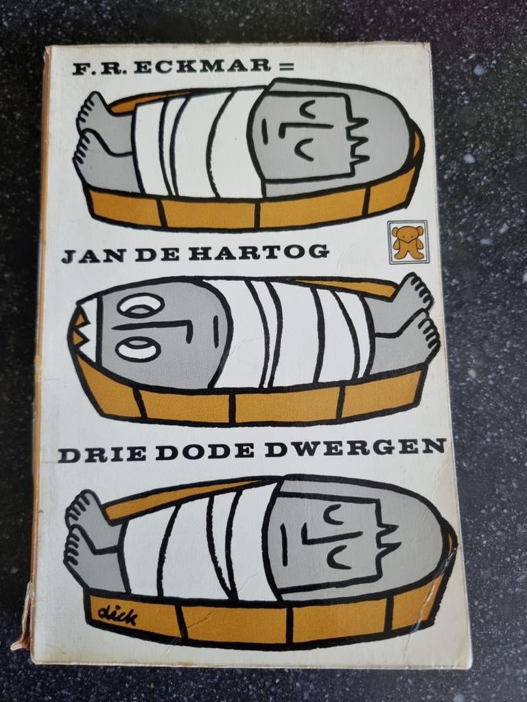F.R. Eckmar - Drie Dode Dwergen (Dick Bruna omslag), Ophalen of Verzenden, Gelezen, F.R. Eckmar (Jan de Hartog)