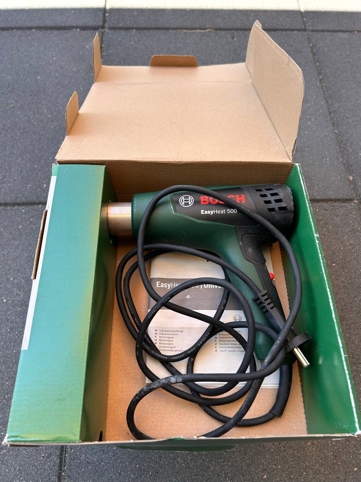 Bosch heteluchtpistool EasyHeat 500 - Zo goed als nieuw, Ophalen, Zo goed als nieuw