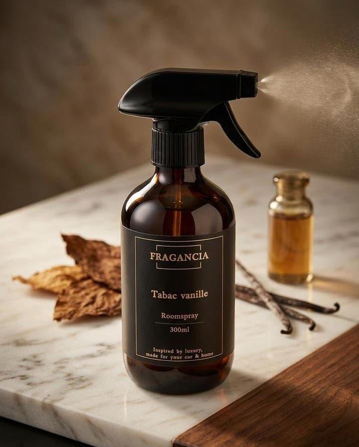 Fragancia roomspray Tabac vanille huis parfum, Ophalen of Verzenden, Zo goed als nieuw