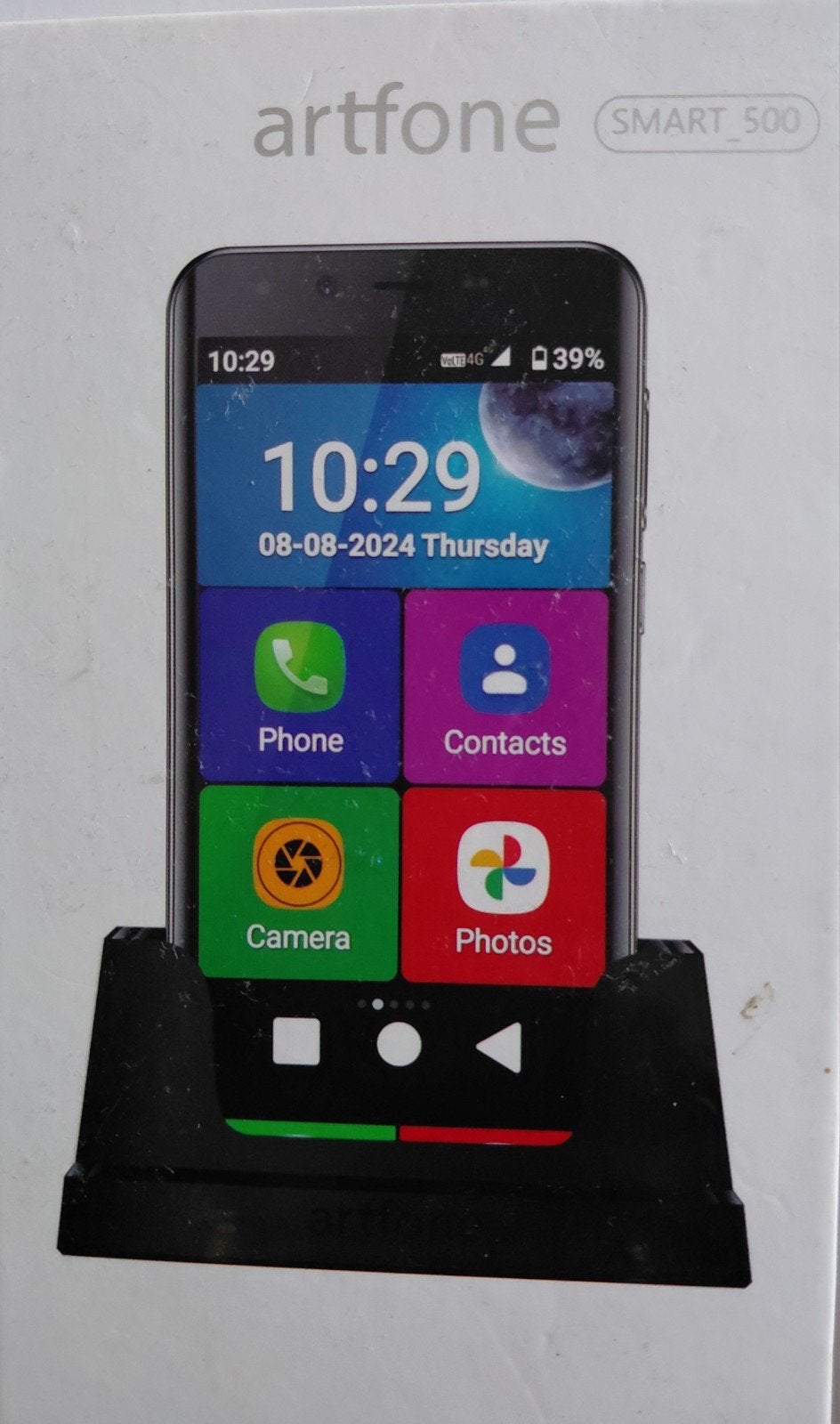 Artfone Smart_500 Senioren Smartphone Android 12, Telecommunicatie, Overige modellen, Nieuw, Ophalen of Verzenden, Minder dan 3 megapixel