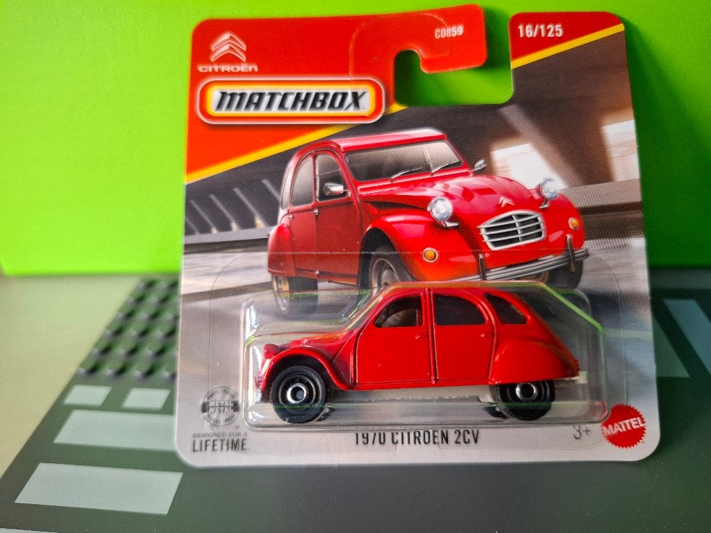 Matchbox 16 - 1970 Citroën 2CV [rood] 1/60 MIB, Hobby en Vrije tijd, Modelauto's | Overige schalen, Ophalen of Verzenden, Nieuw