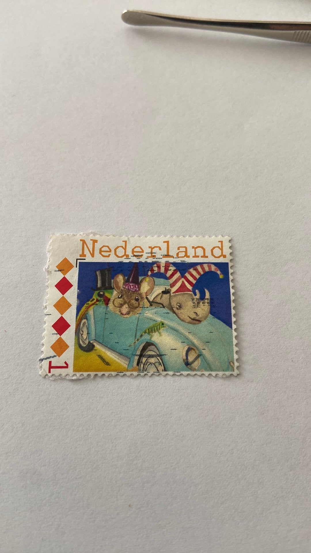 Nederland, Verzenden, Gestempeld