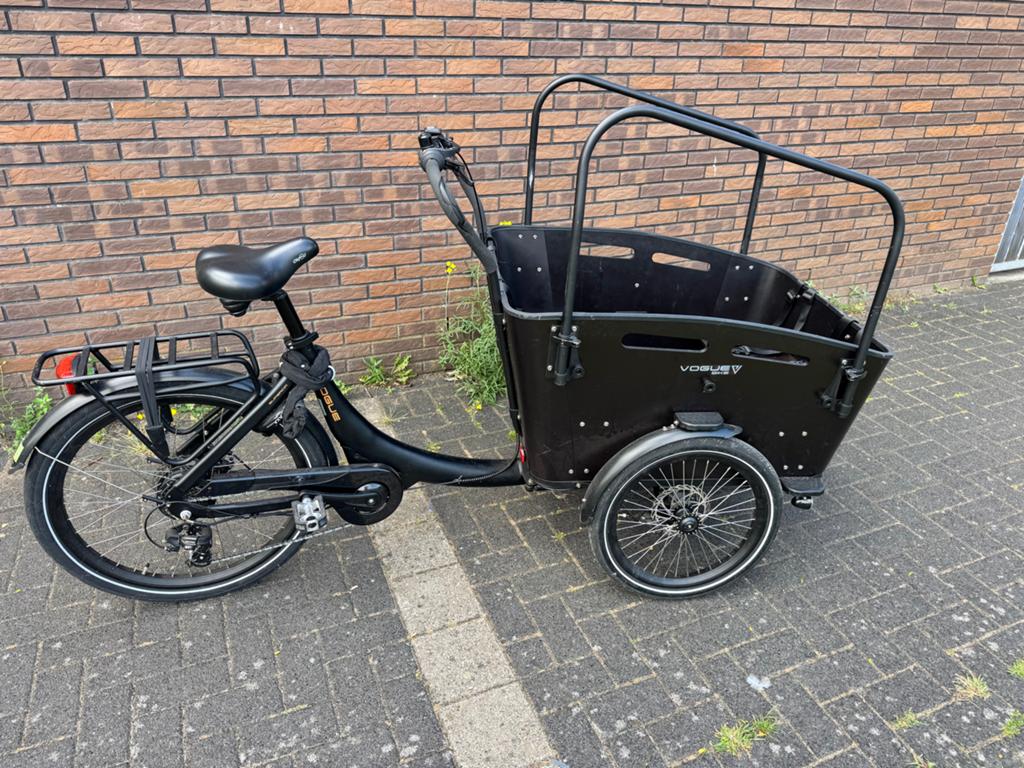 Vogue Bakfiets Elektrisch - Perfect voor 2 of meer Kinderen, Gebruikt, Elektrisch, 2 kinderen, Schijfrem