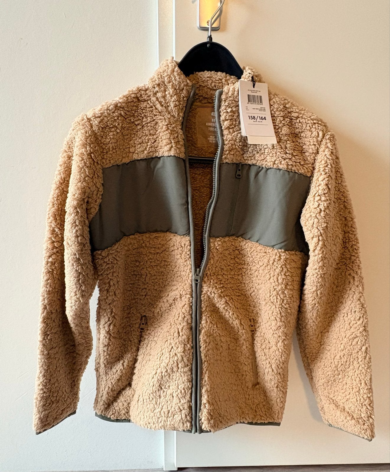 WE Fashion Jongens teddy jack maat 158-164 nieuw, Ophalen of Verzenden, Nieuw, Jongen, Jas