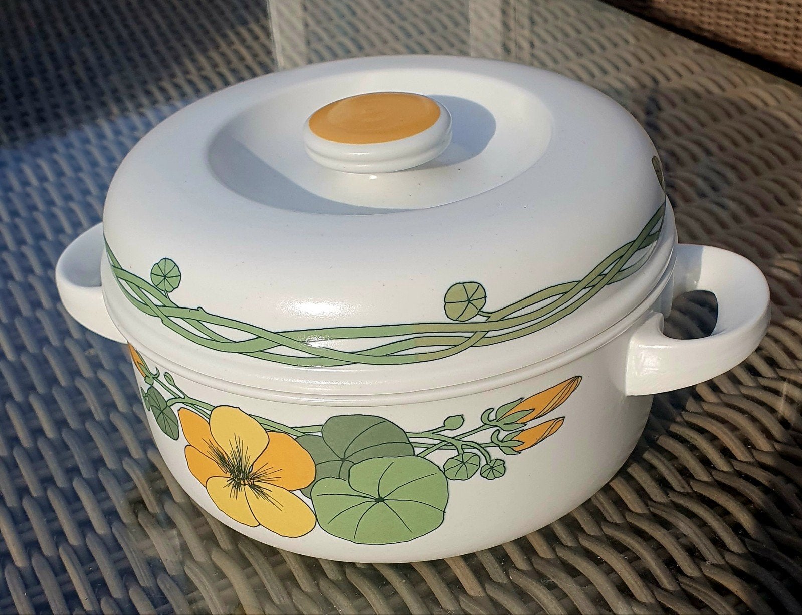 Thomas Germany 'Scandic Flowers' Ovenschaal met Deksel, Ophalen of Verzenden, Zo goed als nieuw, Overige materialen