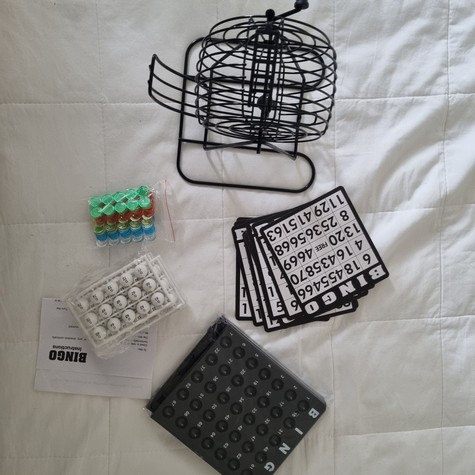 Bingo set met metalen rad, Ophalen, Nieuw