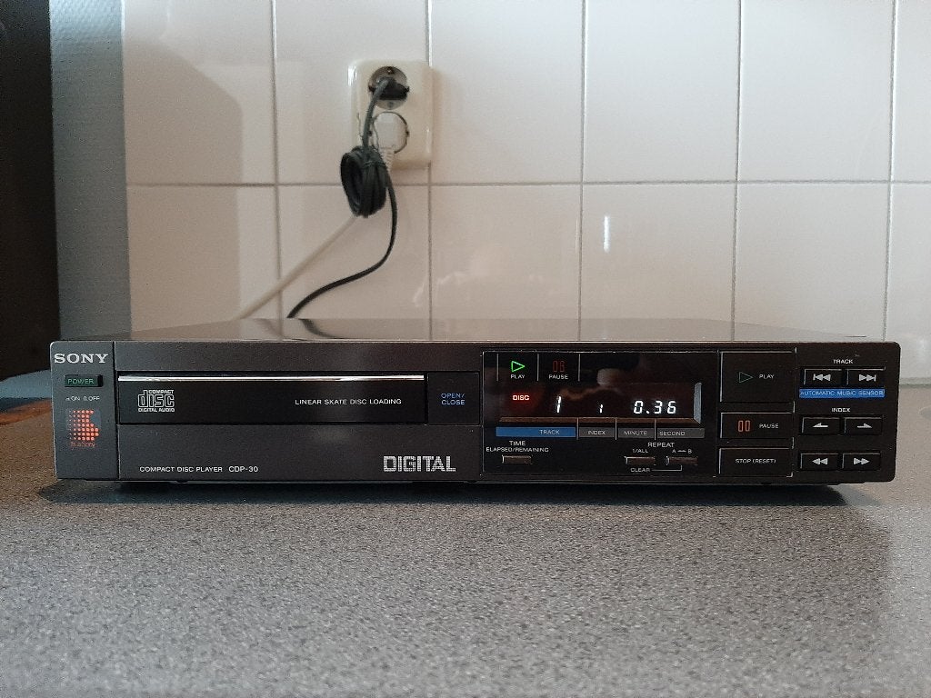 Sony CDP-30 CD-Speler, Ophalen, Refurbished, Sony