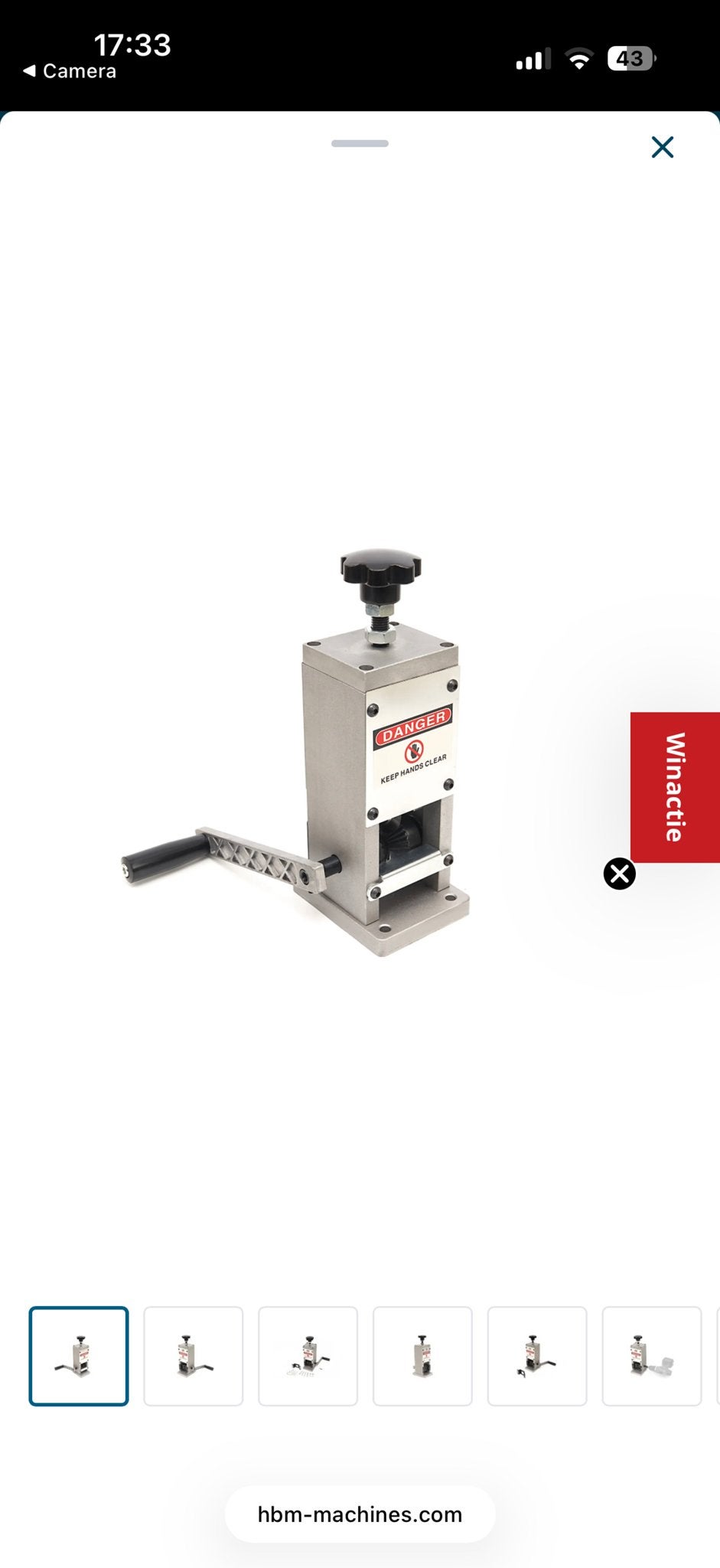 HBM Draadstripmachine - Nieuw in doos, Ophalen, Nieuw