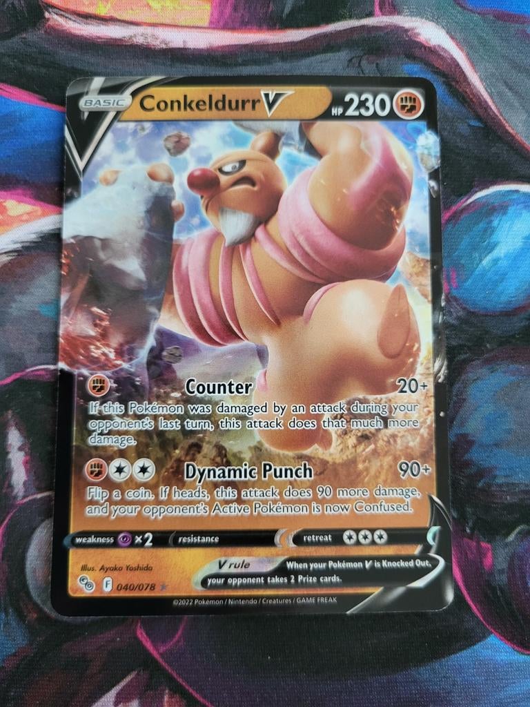Conkeldurr V - Pokemon Go #040/078, Ophalen of Verzenden, Nieuw