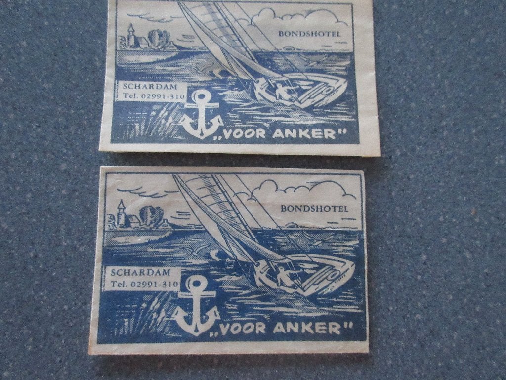 2 x Schardam, bondshotel Voor Anker, Verzenden, Nederland