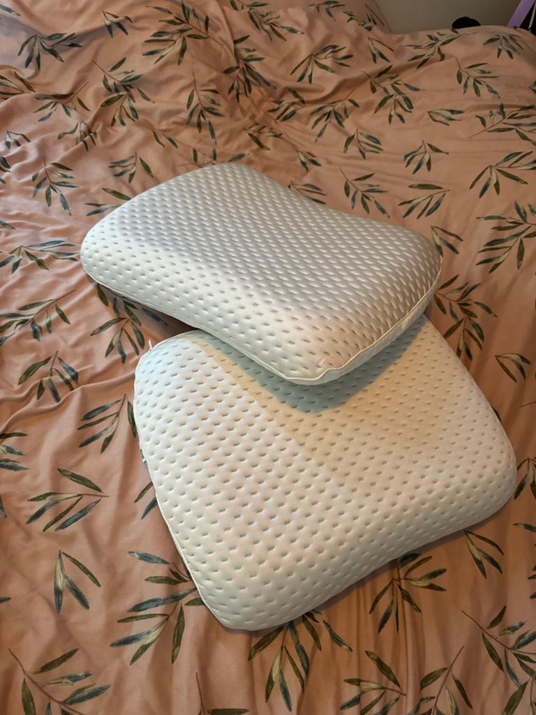 IKEA RAMSLÖKSMAL Ergonomisch Kussen - Zo goed als nieuw, Ophalen, Zo goed als nieuw, Wit, Rechthoekig