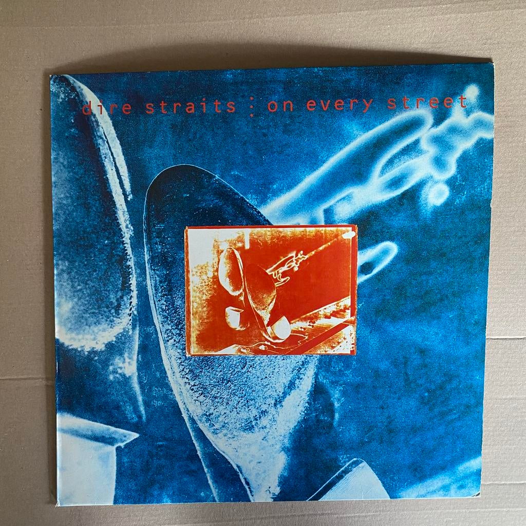 Lp - Dire straits - on every street (1991 ), Ophalen of Verzenden, Gebruikt, 12 inch, Poprock