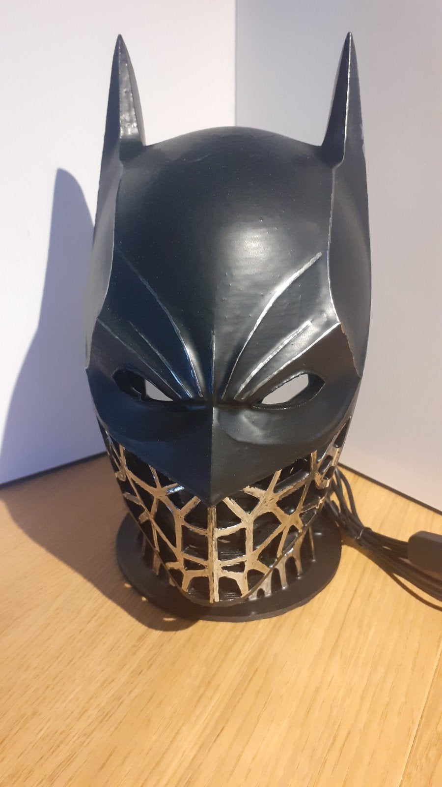 3D print Batman hoofd met led, Hobby en Vrije tijd, Ophalen of Verzenden, Nieuw, Overige typen