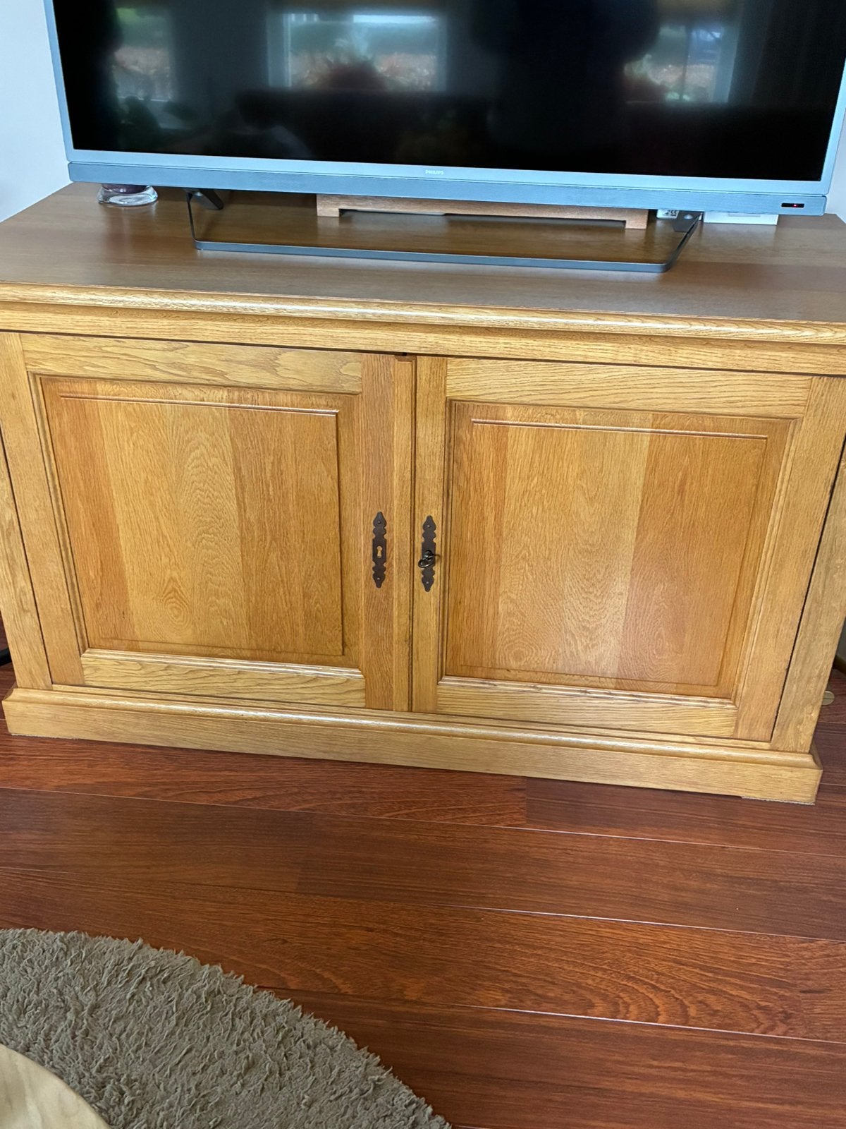 Licht eiken tv meubel!!!Zeer mooie kwaliteit!!!, Huis en Inrichting, Ophalen, 100 tot 150 cm, Zo goed als nieuw, Minder dan 100 cm