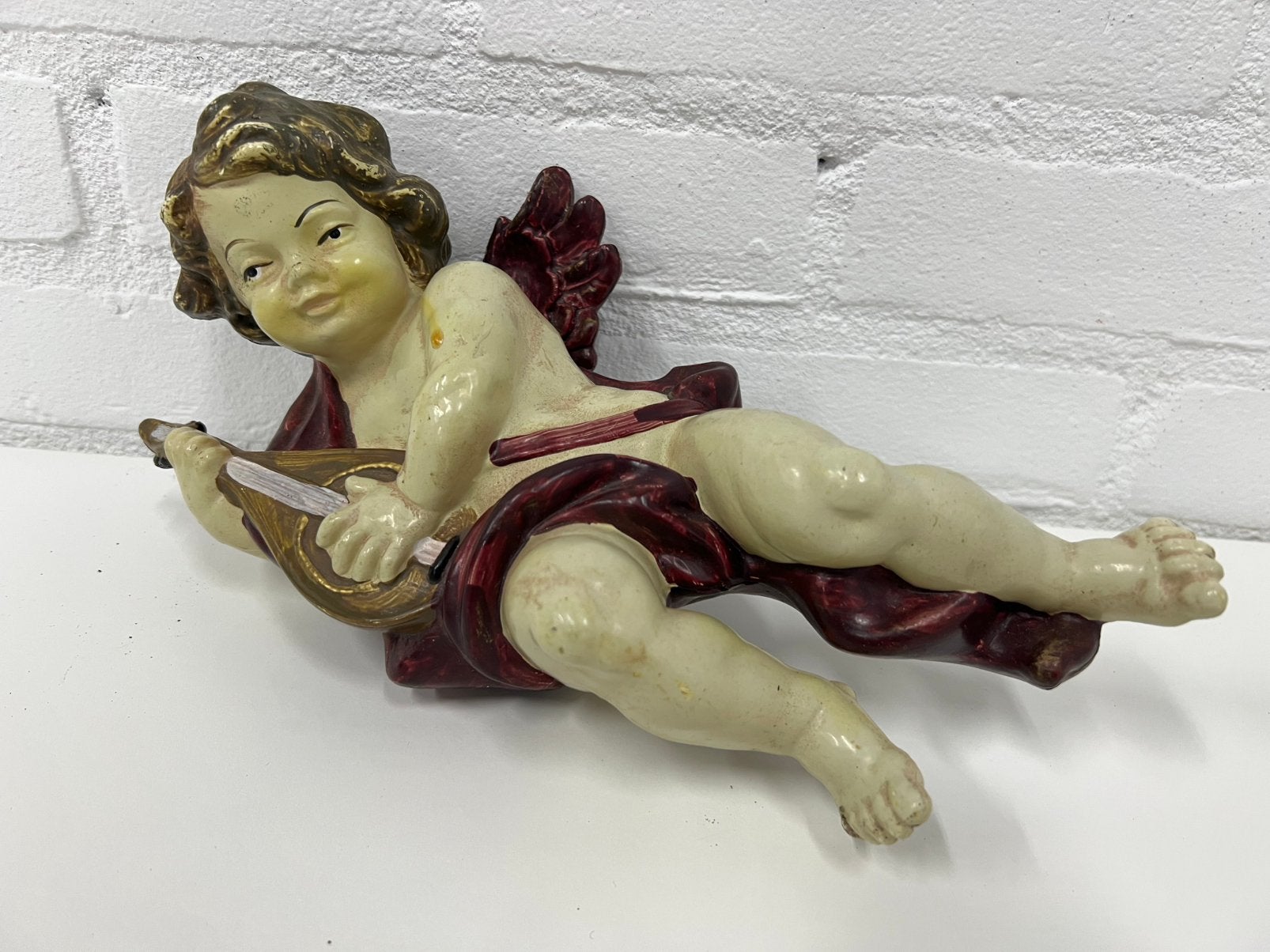 Te Koop : Vintage Engel Kerst Cherubijn Putto Beeldje, Antiek en Kunst, Ophalen of Verzenden