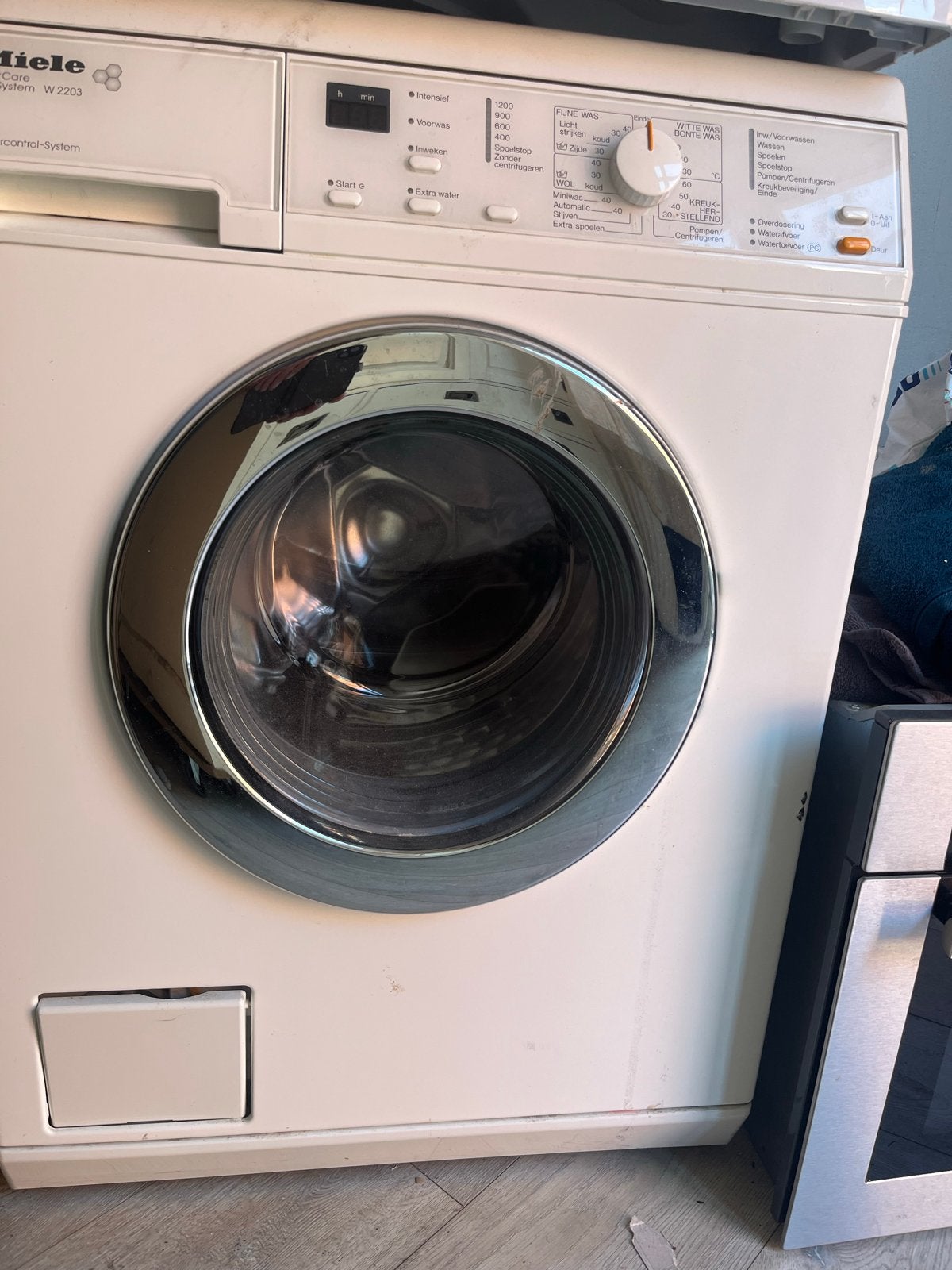 Miele SoftCare System W 2203 Wasmachine - Gebruikt, Ophalen, Gebruikt, Voorlader, Wolwasprogramma