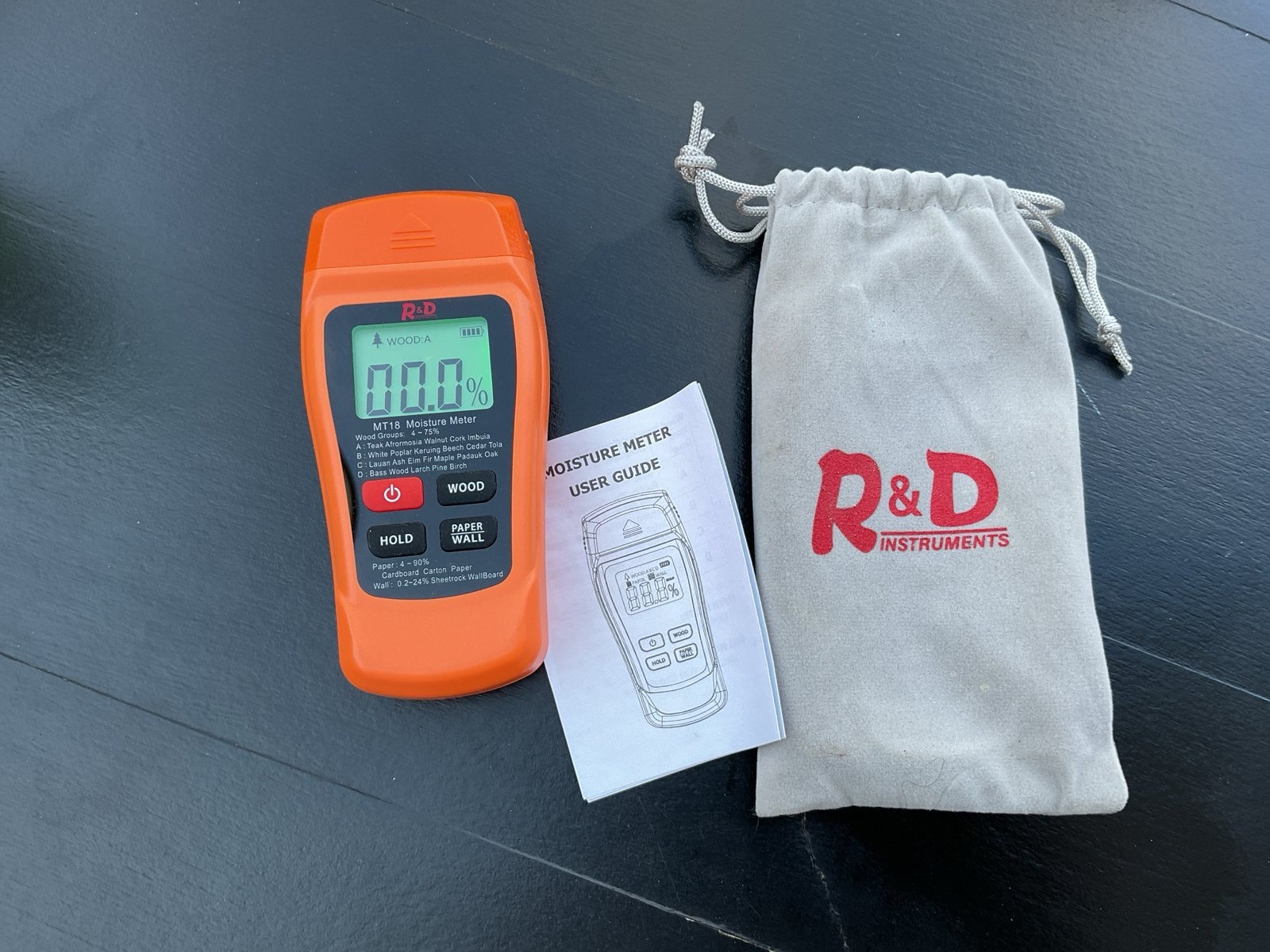 R&D MT16 Vochtmeter voor Hout en Muren, Ophalen of Verzenden, Zo goed als nieuw, Vocht of Vloeistof