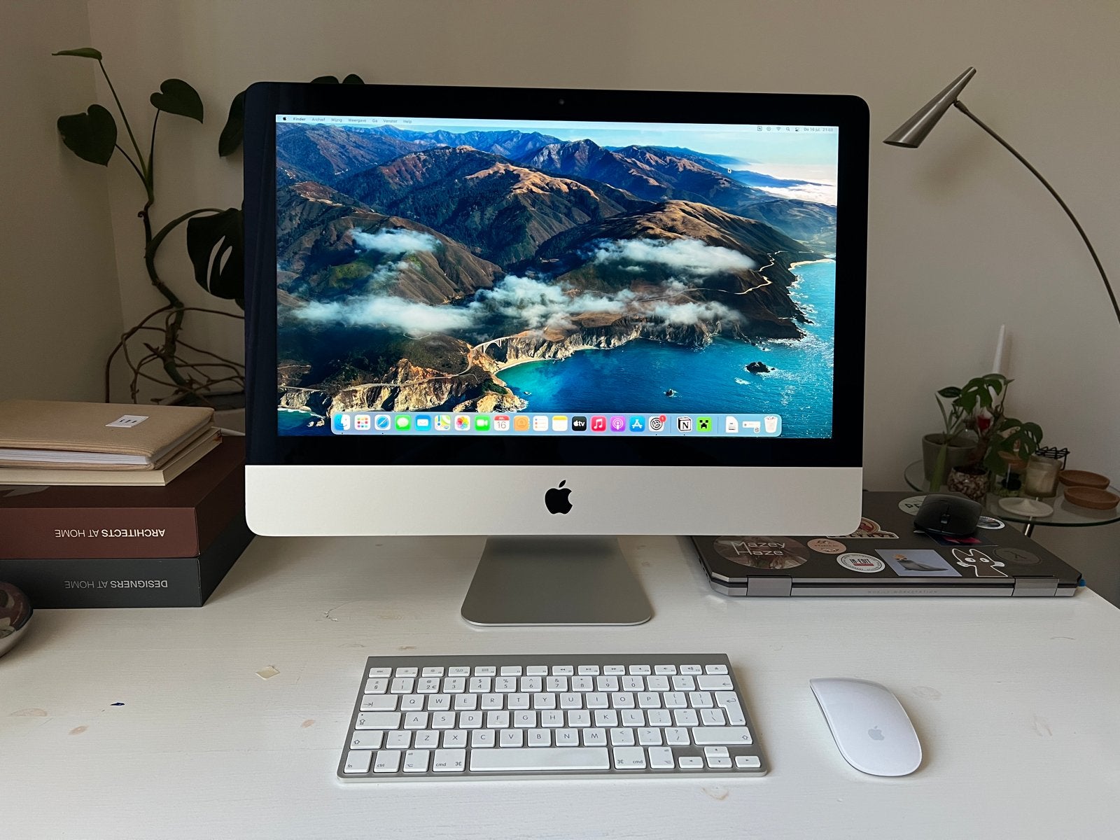 iMac (21.5-inch, Late 2013) - Goed onderhouden, Computers en Software, Apple Desktops, Ophalen, Gebruikt, HDD en SSD, 2 tot 3 Ghz