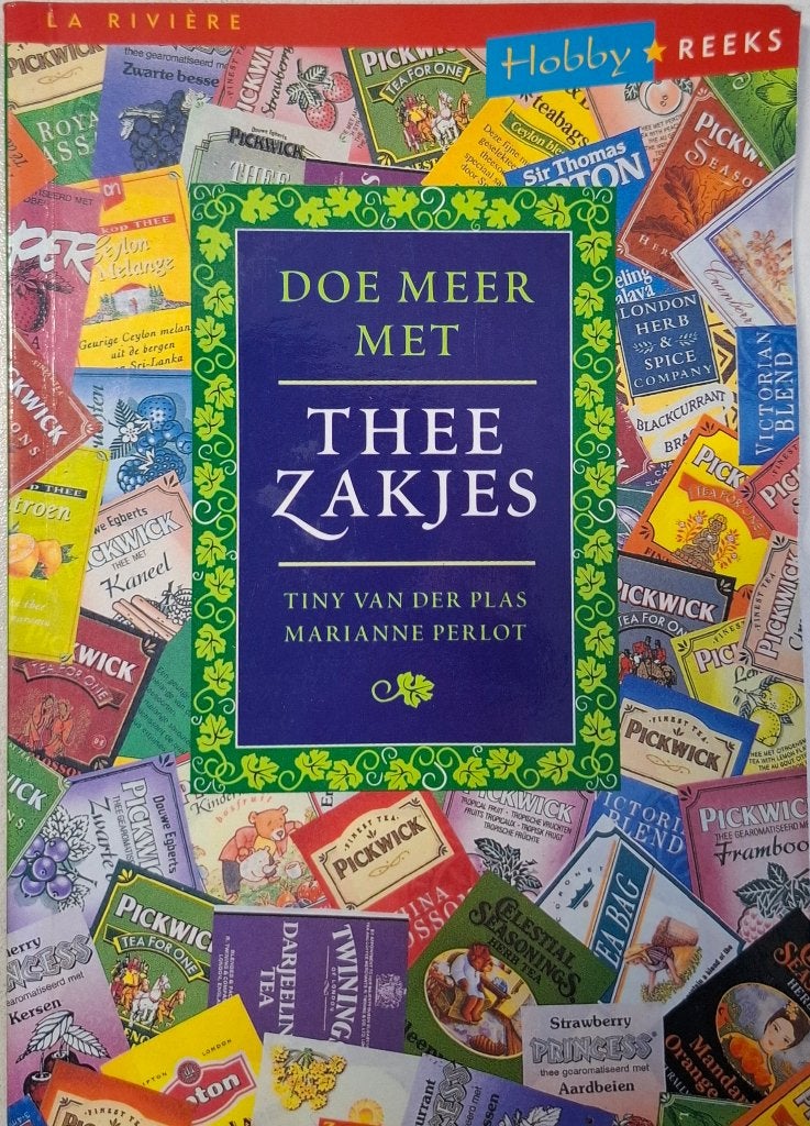 Hobbyreeks: Doe meer met theezakjes - Knutselboek, Gelezen, Tiny van der Plas, Marianne Perlot, Ophalen of Verzenden, Scrapbooking en Knutselen
