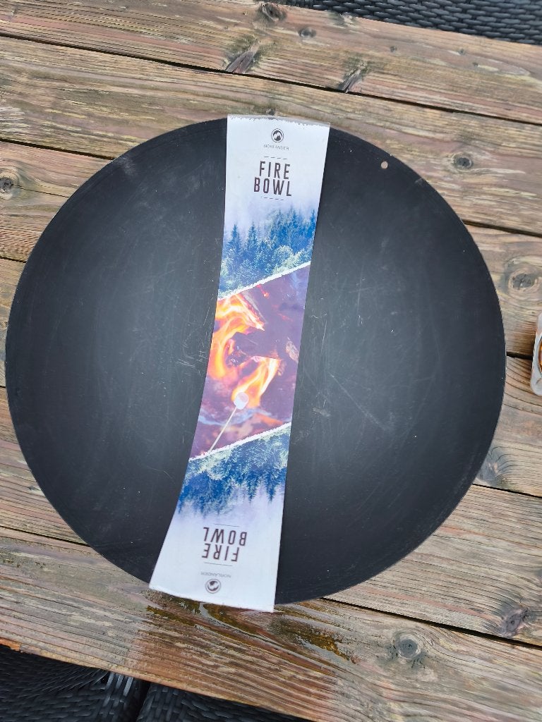 Norlander vuurschaal met standaard, kleur zwart., Tuin en Terras, Ophalen of Verzenden, Nieuw