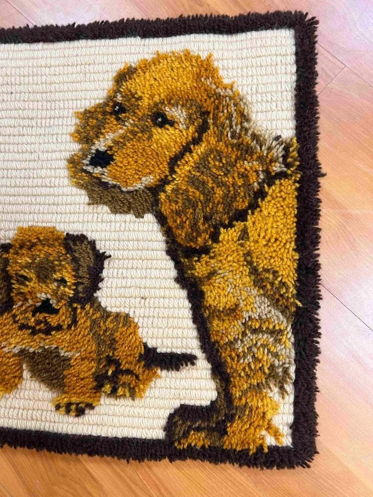 Wandkleed handgemaakt 45/37 cm, Huis en Inrichting, Djt@dejuistetoon.eu, Ophalen of Verzenden, Zo goed als nieuw, Bruin
