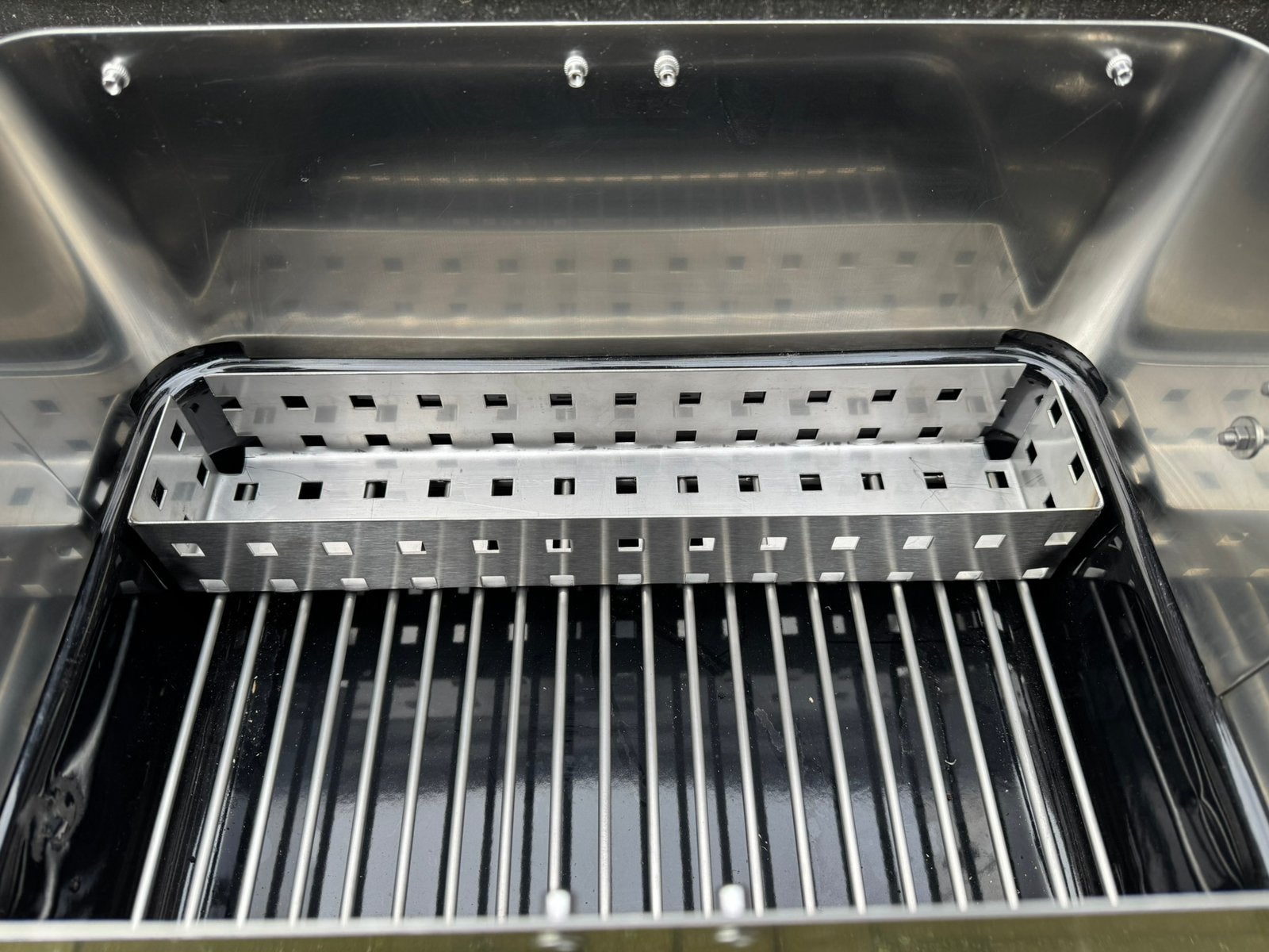Rotisserie RVS Kolenmandje voor Weber Go Anywhere (WGA), Ophalen of Verzenden, Nieuw, Met accessoires